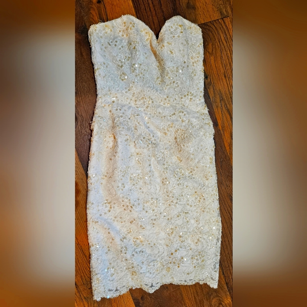 Vintage 1990s wedding reception dress